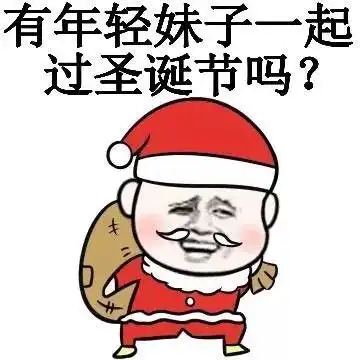人老了表情包圣诞节