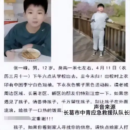 河南一12岁男生逃学后失联,父亲重病在床想见儿子,目前生死不明