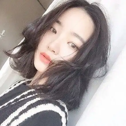 女生头像无水印头像小清新头像短发卷发