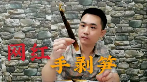 网红手剥笋你吃了吗35元买500克1包,像是熊猫吃的