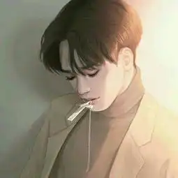 头像男生冷酷帅红色眼睛