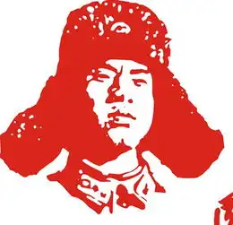 简笔画雷锋头像颜色