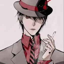 二次元男生疯子头像
