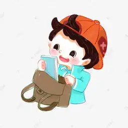 蜡笔风学习整理书包的小男孩素材图片免费下载千库网