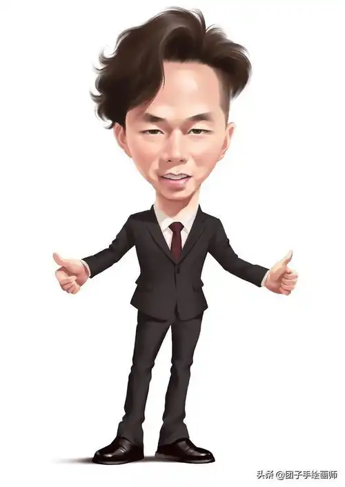 2021微信漫画头像西装革履成熟睿智成功人士专属