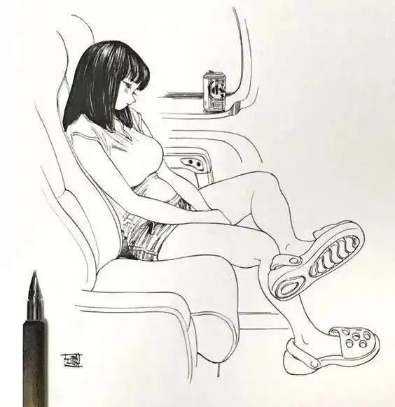 人物速写,头像练习