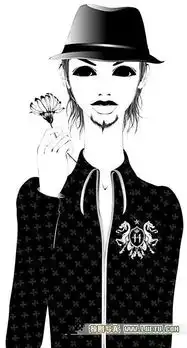 我这有一张黑色的女孩会闪的图片,谁帮我找一下这种是男生的,我可以再加20分