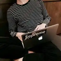 男生头像侧脸帅气高清白
