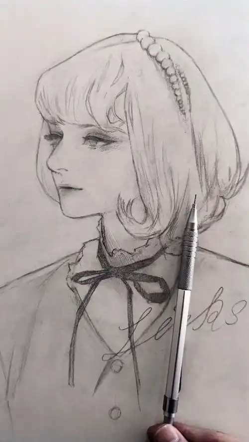 画画简笔画美术生