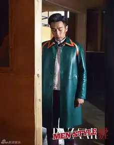 组图刘恺威登时尚杂志桀骜不羁展型男风范
