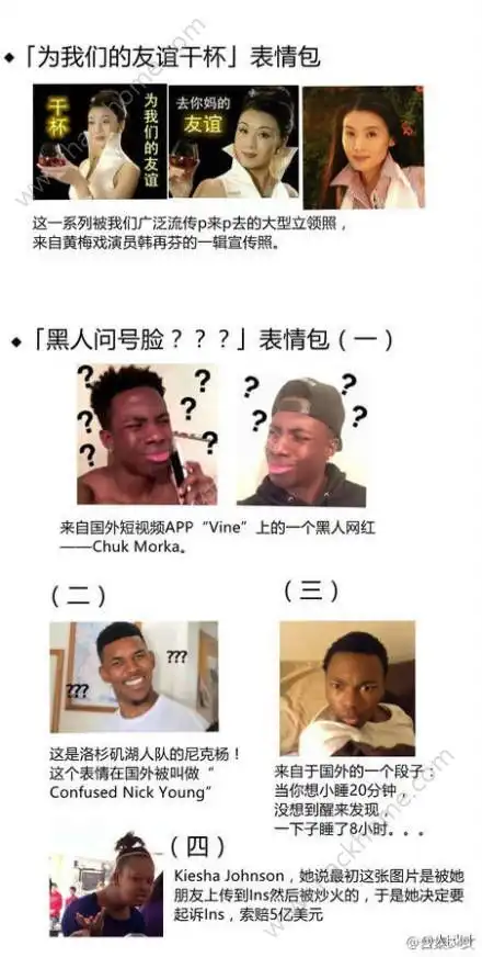 最全的表情包原型介绍表情包出处大全详细介绍