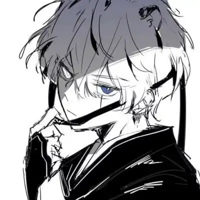 高冷男生头像