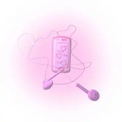 软妹镭射粉白底头像,画师初见清欢