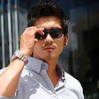 扣扣男生西装墨镜头像双