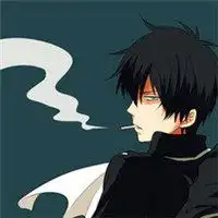 男生动漫忧郁头像黑白微信头像图片大全