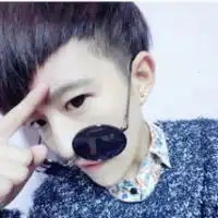 扣扣男生西装墨镜头像太
