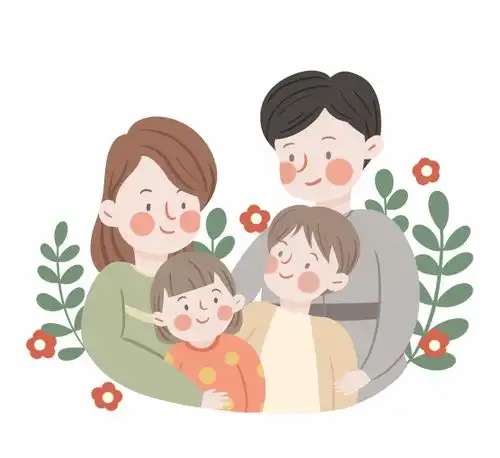 头像小孩男生父母