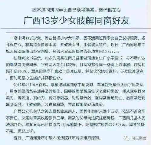 12岁男孩弑母案刑事责任能力该降低吗