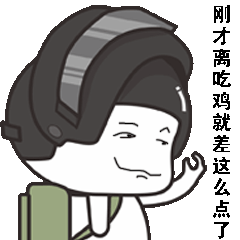 吕子乔gif表情包吃鸡