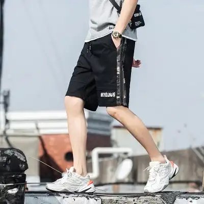 休闲短裤男夏季2020新款韩版潮流直筒宽松运动潮牌ins五分