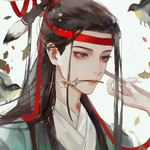 古风男生头像云深夜阑拥月色,少年携酒晚归程