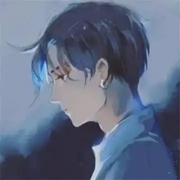 黑白照片头像男生背影卡