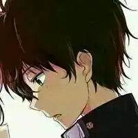 qq头像卡通男生伤心情侣