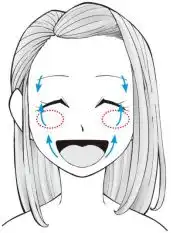笑的表情画法