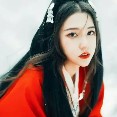 唯美女生古风头像红衣真人最新我害怕孤独也害怕辜负