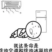 空会动的空调表情包