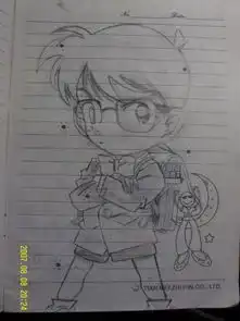 求素描的男生qq头像