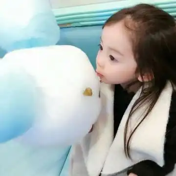 萌娃情侣头像一男一女抖音最火呆萌小孩情侣头像