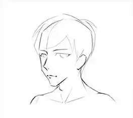 冷酷素描头像卡通男生