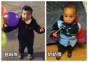 中国奶奶竟然这样带孩子服