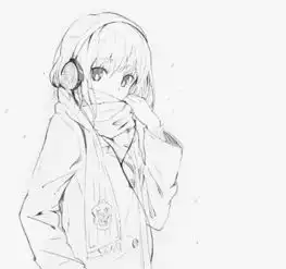 谁有几张动漫少女的素描图,请发上来,谢谢