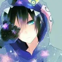 伤感笑容动漫男头像