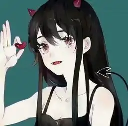 恶魔头像男生真人侧脸路