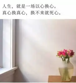 人和人之间,不过是一场以心换心