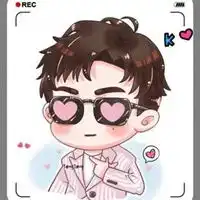 宝藏男孩张哲瀚卡通q版头像
