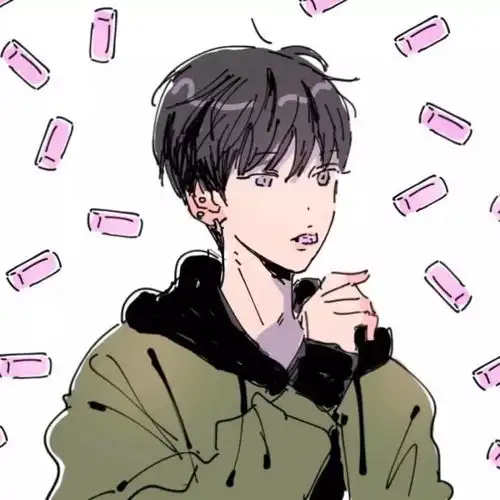 男生动漫头像emo真人