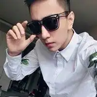 扣扣男生西装墨镜头像葛