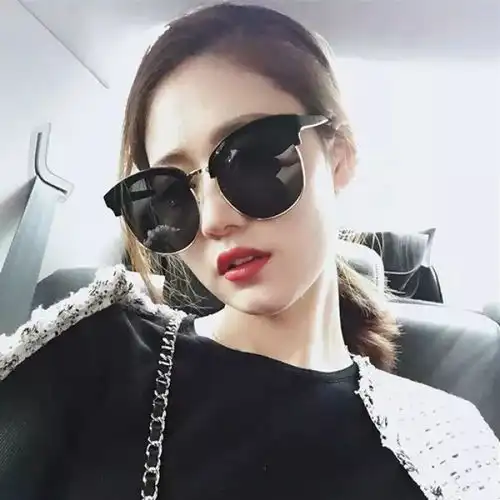 看脸型挑墨镜,不p图也能瘦脸