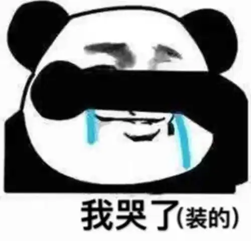 泪流满面表情包熊猫司凤