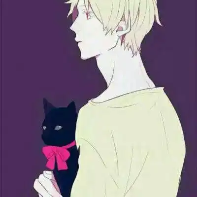 动漫猫咪头像男生伤感