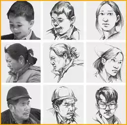 人物的表情这样画,速写会非常生动传神