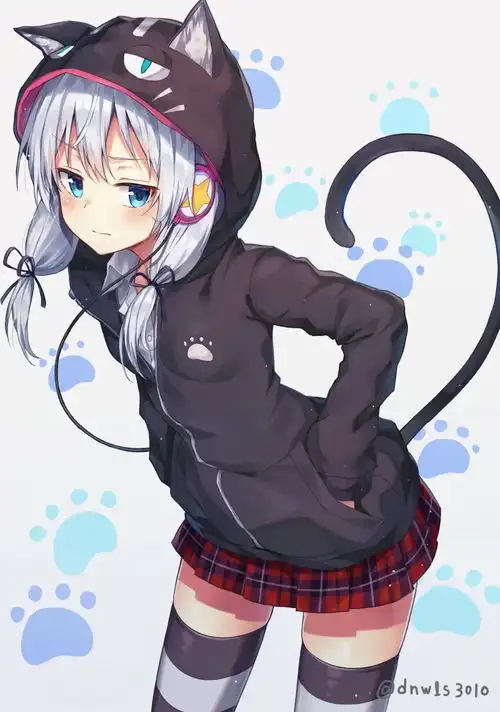 二次元宅女头像高清