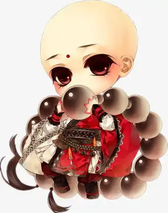 和尚png图片素材免费下载png格式343433像素熊猫办公