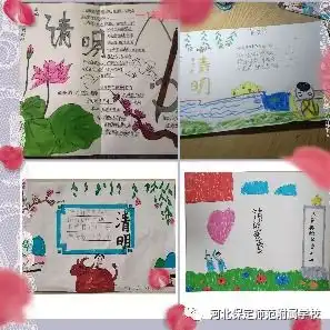 清明缅怀先烈争当爱国少年保师附校南校区一年级清明节活动