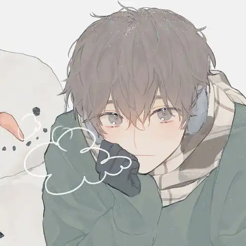 手绘二次元男生头像