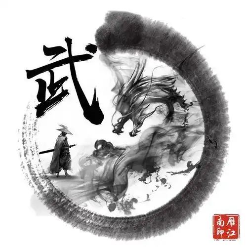 暗黑霸气姓氏男生头像打